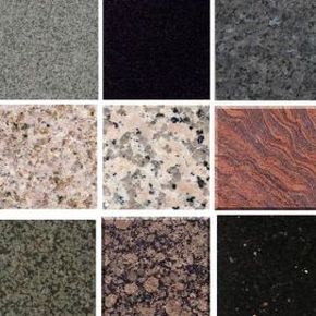 different granites